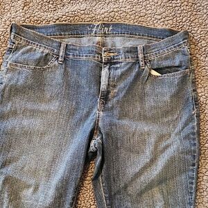 Old Navy Blue Straight Leg Jeans Timeless Fit